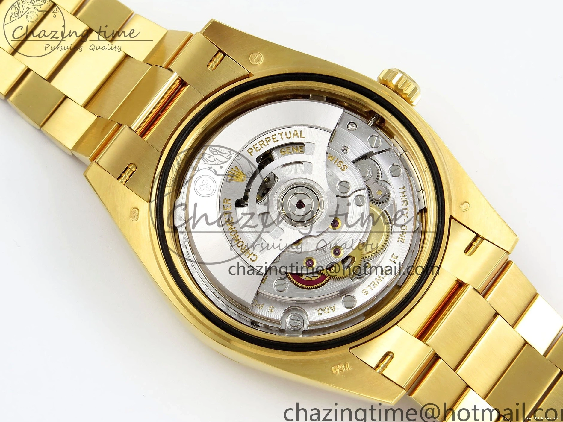 Best AAA Replica Sites Bezel ARF 228238 Crystal Diamonds Bracelet DayDate WrinkleFree 40 YG President VR 1550 on Steel 904L 0123